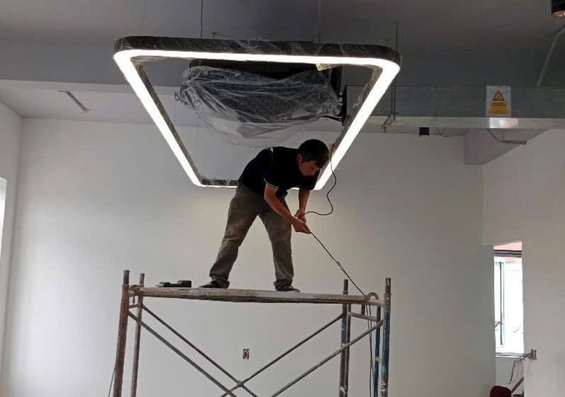 Hướng dẫn thi công đèn led thanh nhôm chi tiết từng bước 3 thi công đèn led thanh nhôm