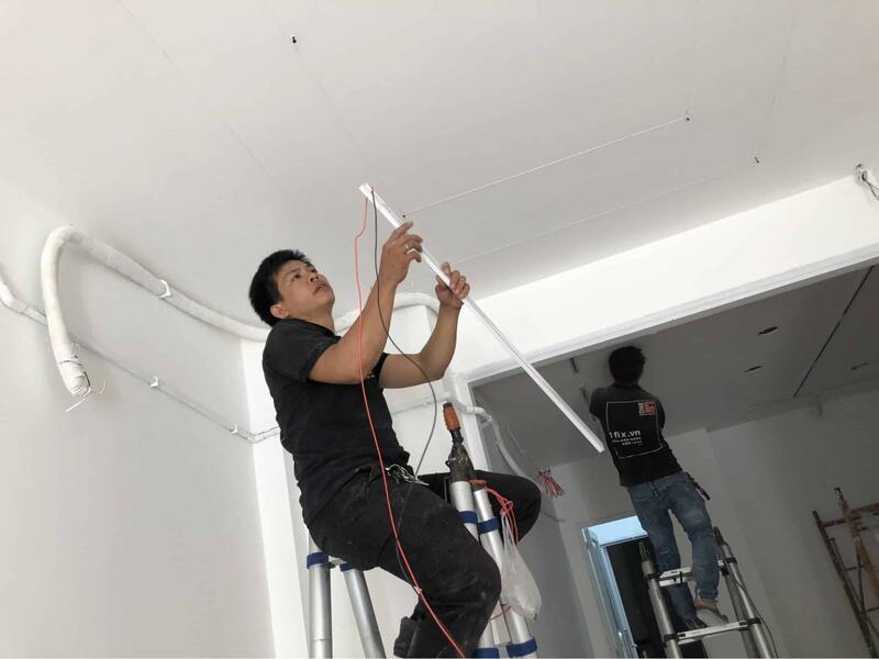 thi công led silicon