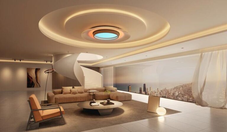 thiết kế chiếu sáng hiệu ứng đèn led