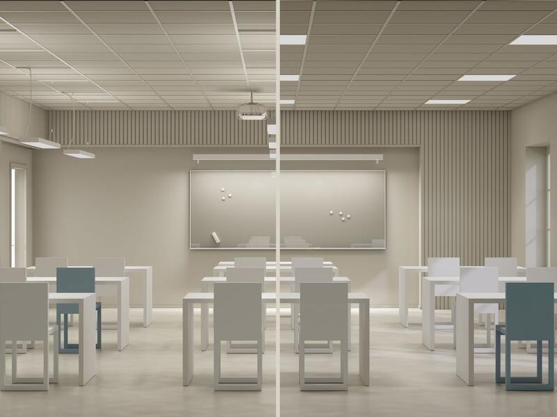 Thiết kế chiếu sáng phòng học 1 thiết kế chiếu sáng phòng học