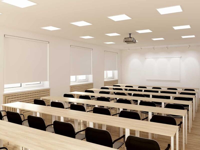 thiết kế chiếu sáng phòng học