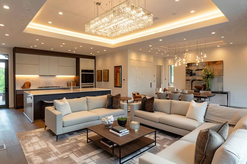 Thiết kế chiếu sáng phòng khách 4 thiết kế chiếu sáng phòng khách