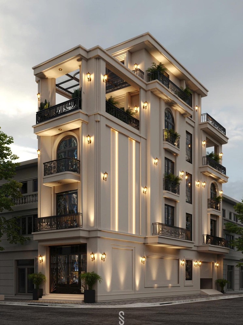 Thiết kế chiếu sáng tân cổ điển 6 chiếu sáng tân cổ điển