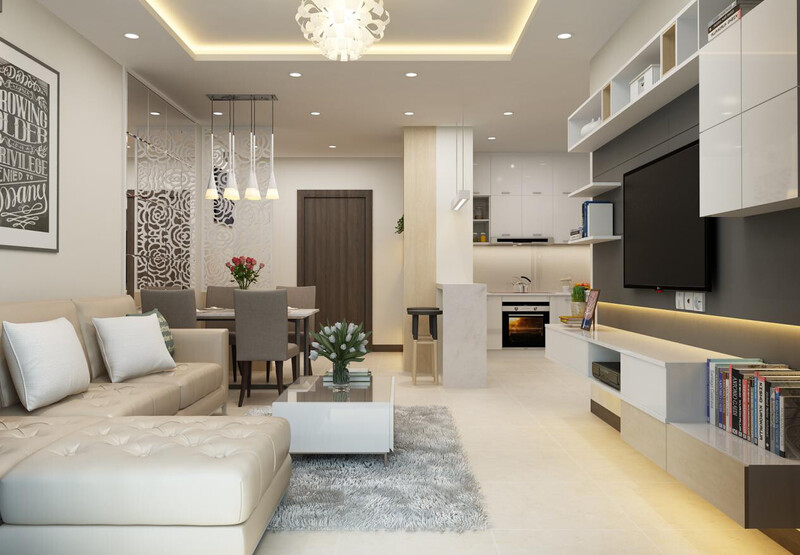Cách bố trí đèn led âm trần phòng khách chuẩn kỹ thuật 2026 1 Cách bố trí đèn led âm trần phòng khách