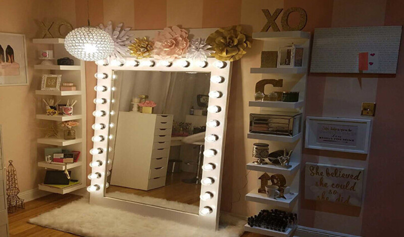 cách treo đèn dây trong phòng ngủ