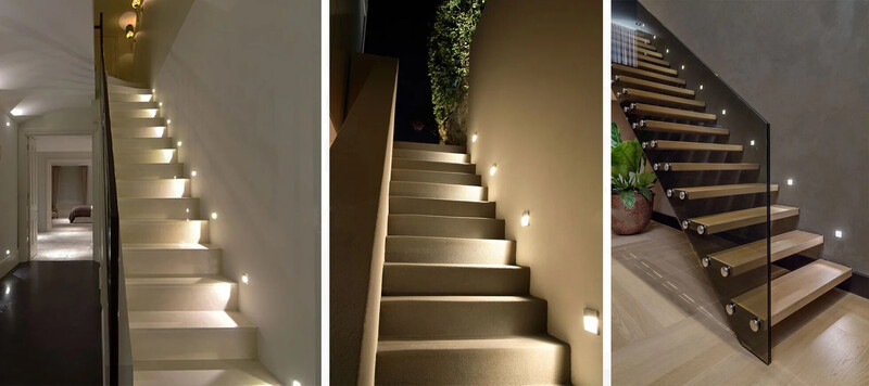 Hướng dẫn lựa chọn đèn led chân cầu thang phù hợp phong cách 1 hướng dẫn lựa chọn đèn led chân cầu thang