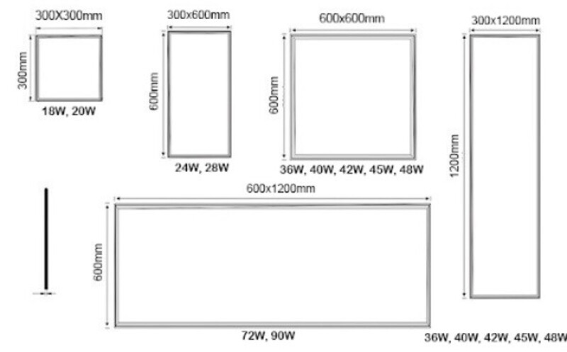Tổng hợp các loại kích thước đèn led âm trần phổ biến 2026 3 kích thước đèn led âm trần