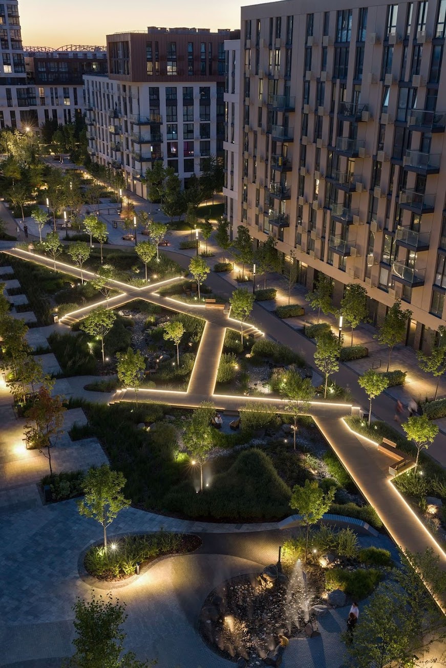 chiếu sáng sân vườn, lối đi