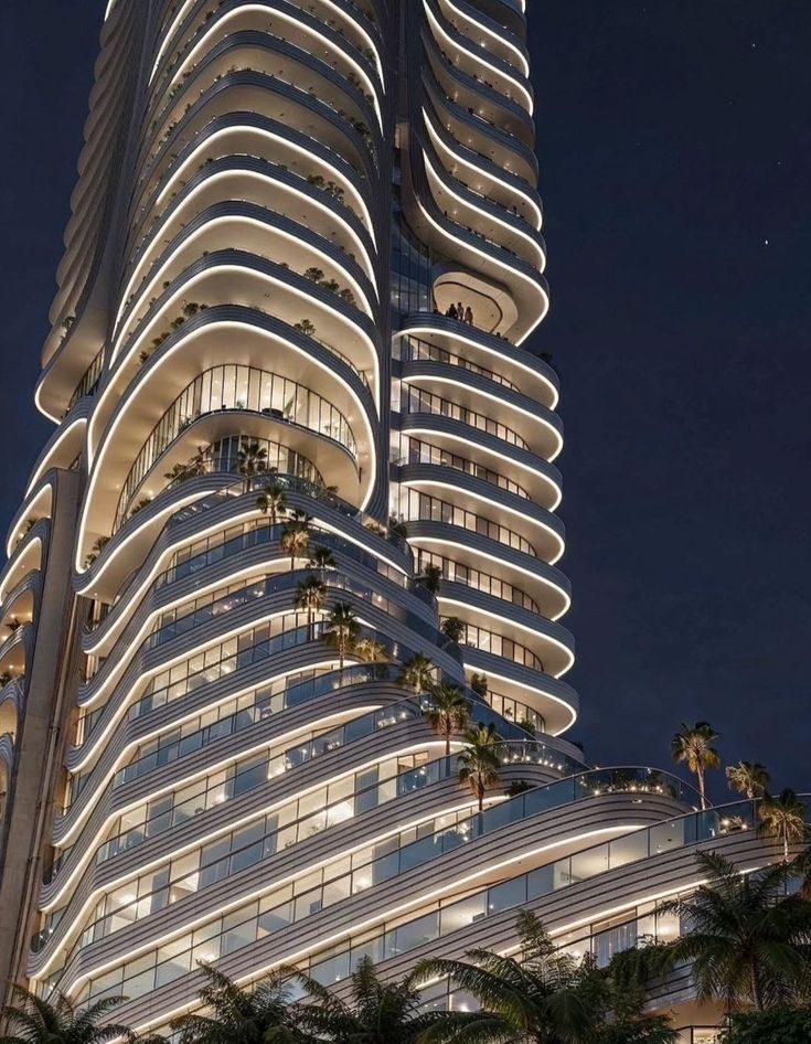 Thiết kế chiếu sáng mặt dựng tòa nhà