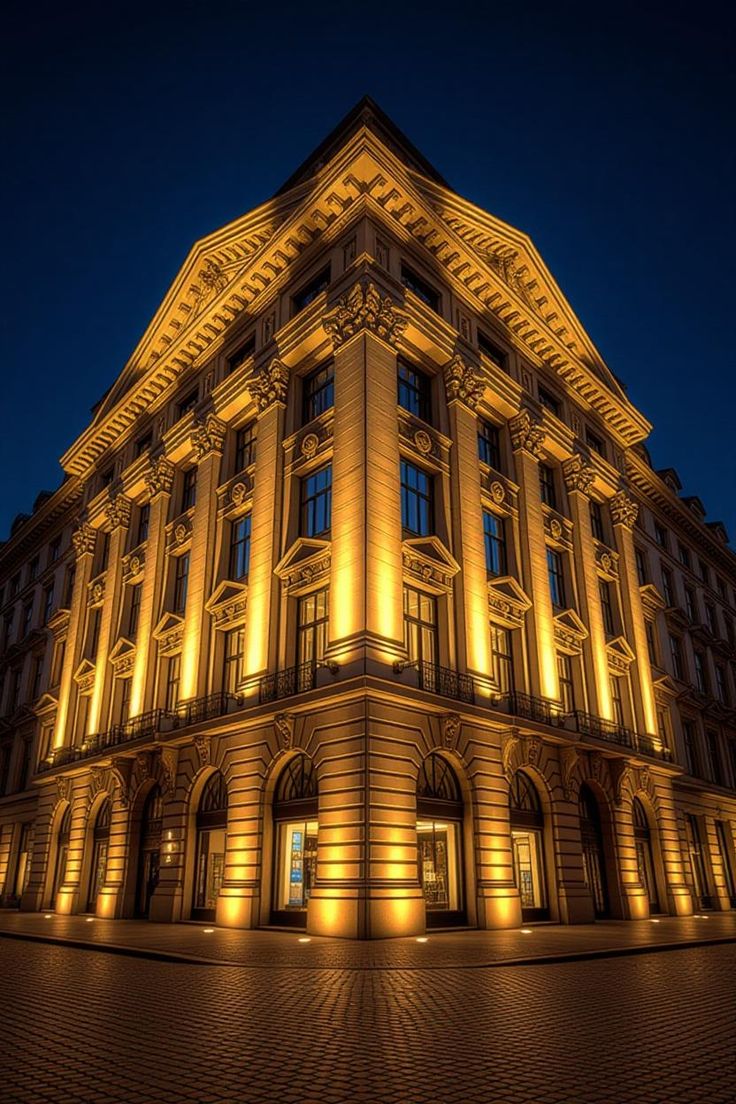 chiếu sáng mặt dựng 2