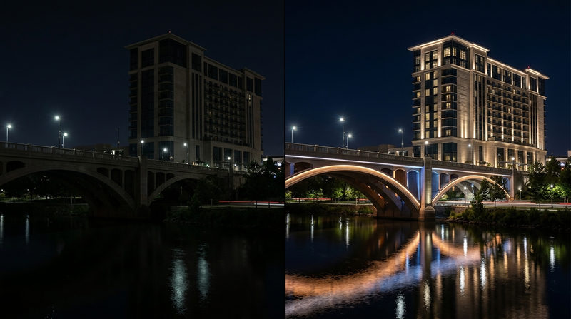 Ưu điểm và giải pháp thiết kế chiếu sáng nghệ thuật cho từng công trình