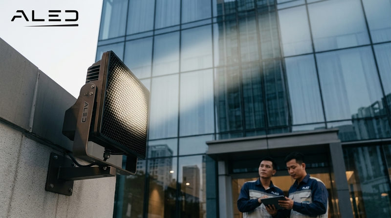 Giải pháp chống chói lóa chiếu sáng mặt dựng cho tòa nhà kính