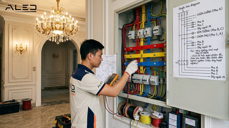 Yêu cầu kỹ thuật chống nhấp nháy và hiệu ứng hoạt nghiệm