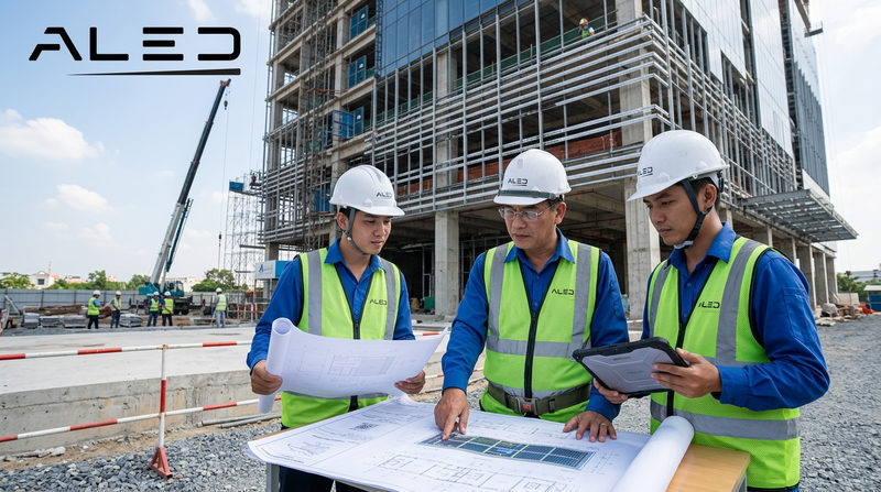 Aled - Đơn vị thi công led mặt tiền uy tín và chuyên nghiệp