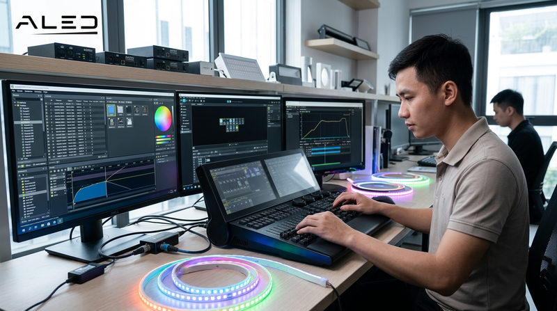 Làm Thế Nào Để Lập Trình Hiệu Ứng Cho Điều Khiển LED DMX?