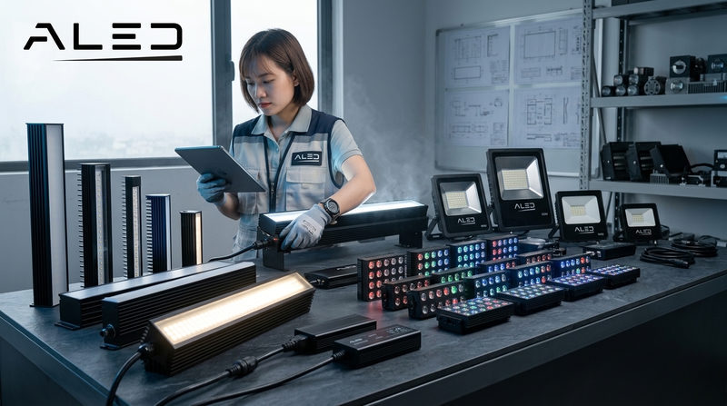 Đèn LED chiếu sáng mặt dựng Aled: Giải pháp tối ưu cho dự án 2026