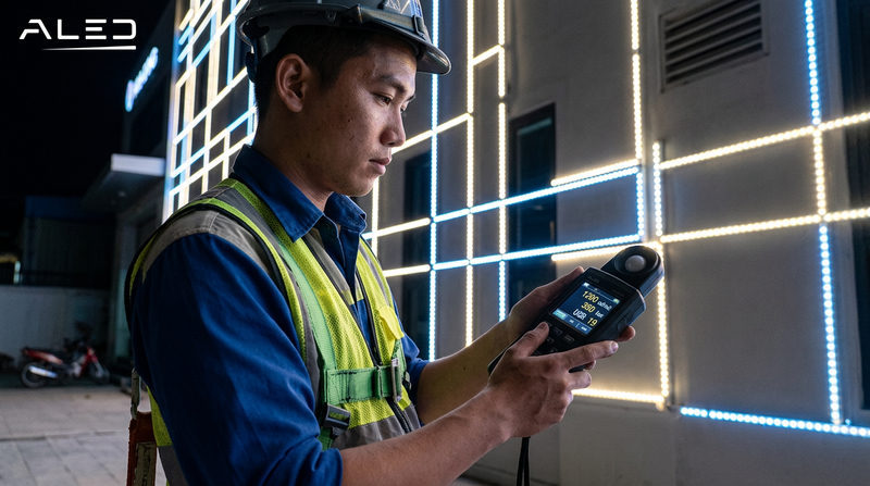 Nghiệm thu và đo lường hệ thống chiếu sáng sau lắp đặt