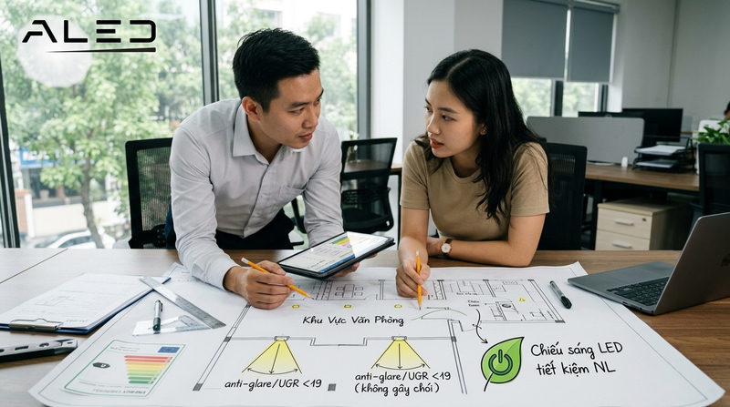 Tiêu chuẩn thiết kế chiếu sáng: Tiết kiệm năng lượng và khu vực đặc thù (Cần dữ liệu KB)