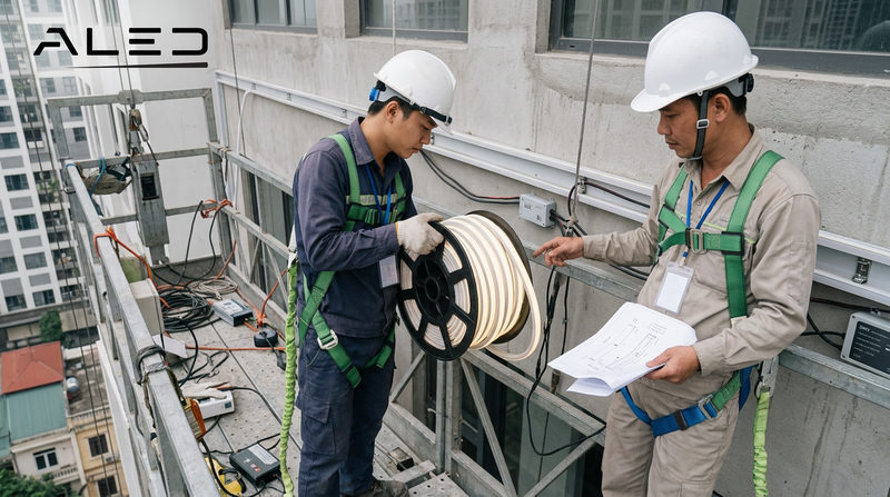 Tiêu Chuẩn Thiết Kế Và Thi Công LED Silicon DMX Ngoài Trời