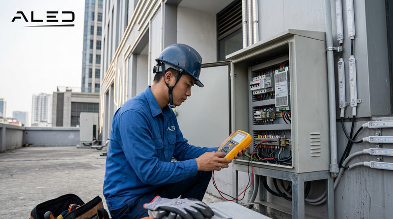 Chính Sách Bảo Trì Hệ Thống LED Trang Trí Ngoài Trời ALED