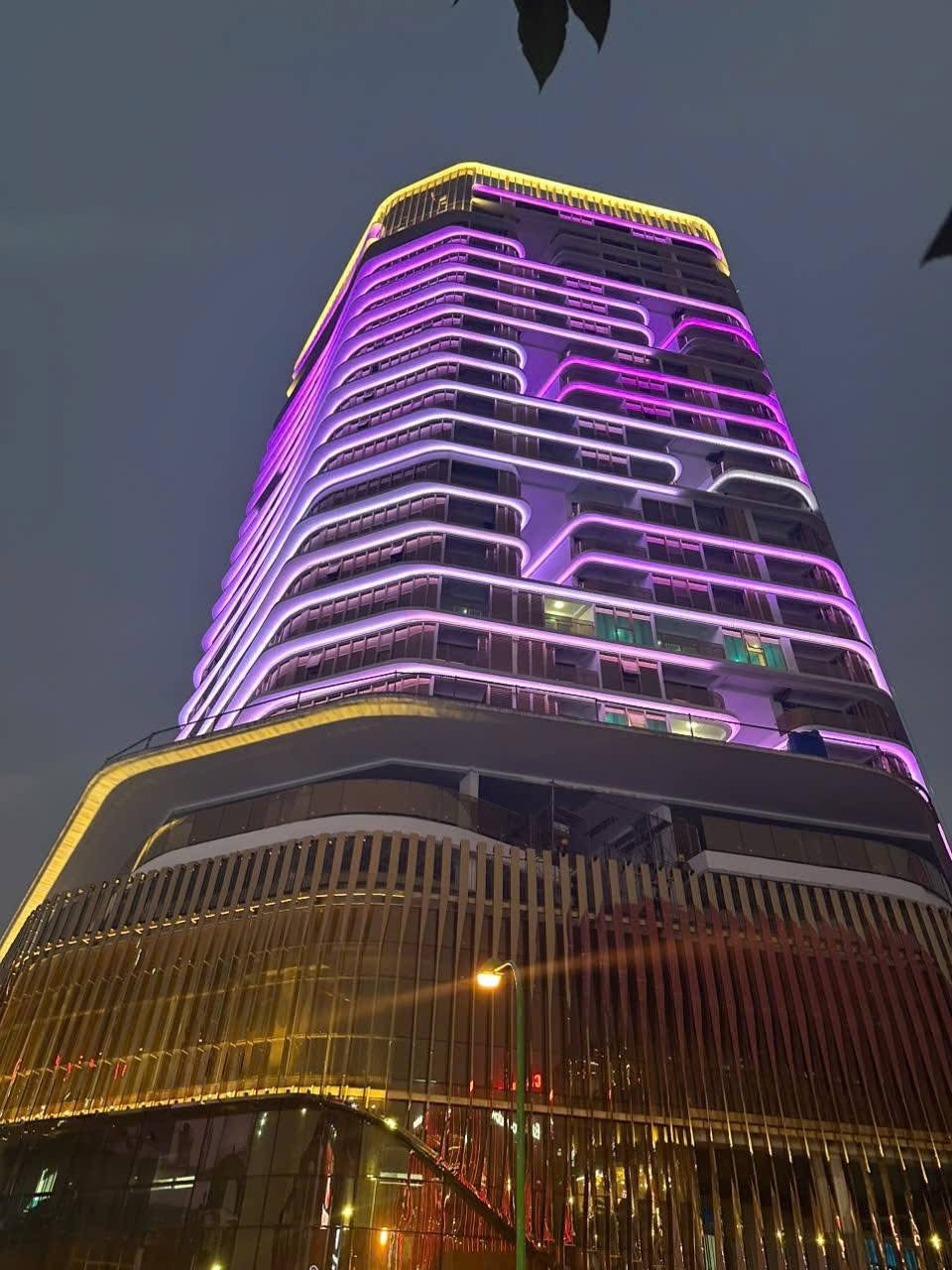 led viền tòa nhà, led thanh viền tòa nhà, led neon