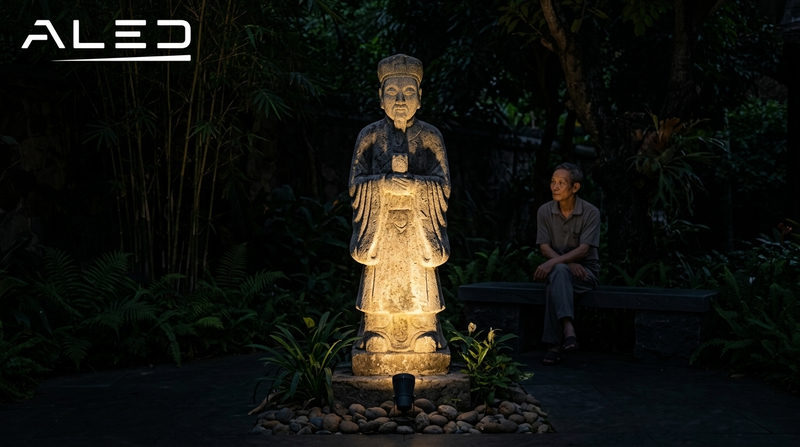 Khái niệm và vai trò của đèn chiếu điểm Spotlight trong kiến trúc