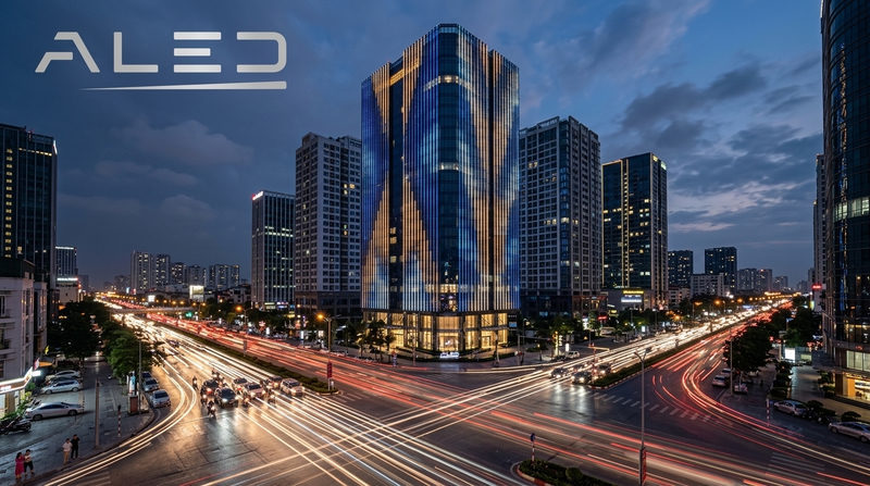 Tầm quan trọng của hệ thống đèn led trang trí tòa nhà năm 2026