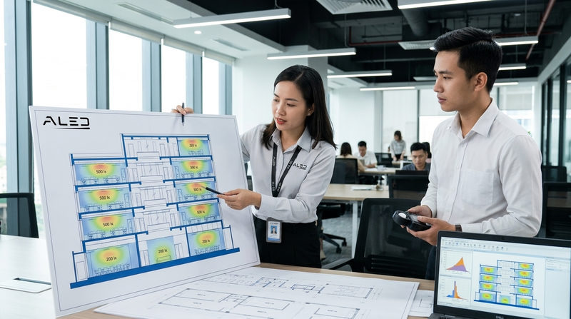 Các tiêu chuẩn thiết kế đèn LED chiếu sáng tòa nhà hiện hành