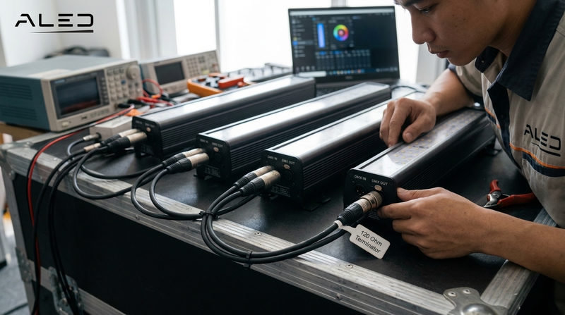 Nguyên tắc đi dây hệ thống DMX512 chuẩn kỹ thuật
