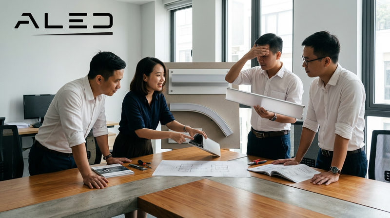 Những đặc tính ưu việt của hệ đèn profile nhôm định hình