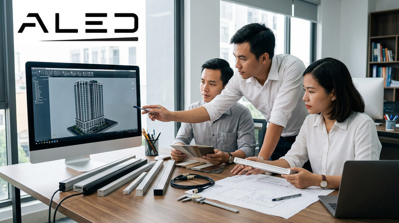 ALED - Giải pháp chiếu sáng tòa nhà và thi công trọn gói uy tín