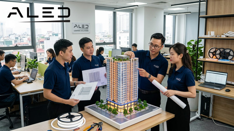 Giải pháp chiếu sáng ALED: Nâng tầm đẳng cấp dự án LED Neon Flex