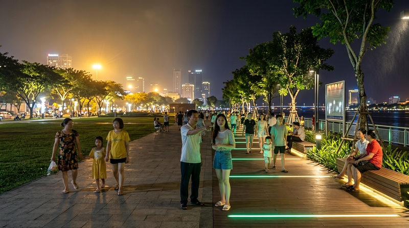 Giải pháp chống ô nhiễm ánh sáng và tối ưu điện năng trong chiếu sáng cảnh quan Chiếu sáng cảnh quan, chiếu sáng sân vườn, chiếu sáng lối đi,chiếu sáng công viên