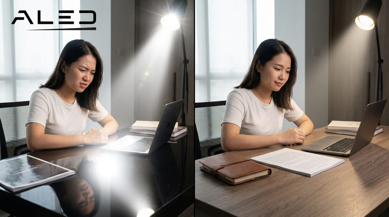 Giải pháp triệt để hạn chế chói lóa và phản xạ màn mờ khi dùng đèn chiếu điểm