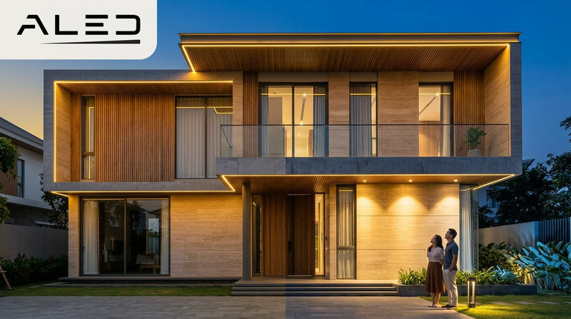 Tiêu chuẩn lựa chọn nhiệt độ màu cho đèn trang trí ngoại thất
