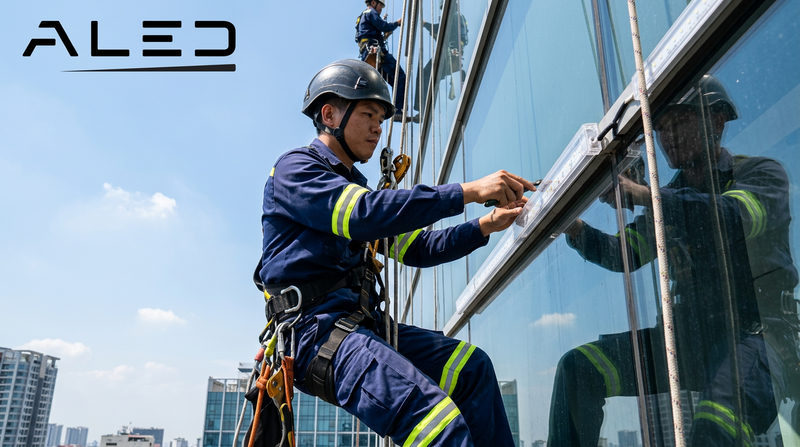 Quy trình thi công đèn led ngoài trời an toàn và đạt chuẩn kỹ thuật