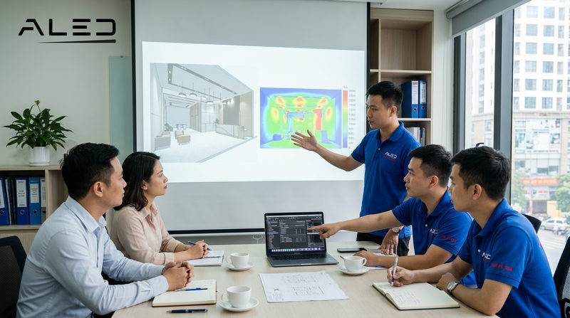 Quy trình tư vấn thiết kế chiếu sáng toàn diện từ chuyên gia ALED