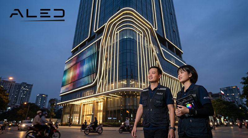 ALED - Đơn vị cung cấp giải pháp đèn LED chiếu sáng tòa nhà trọn gói