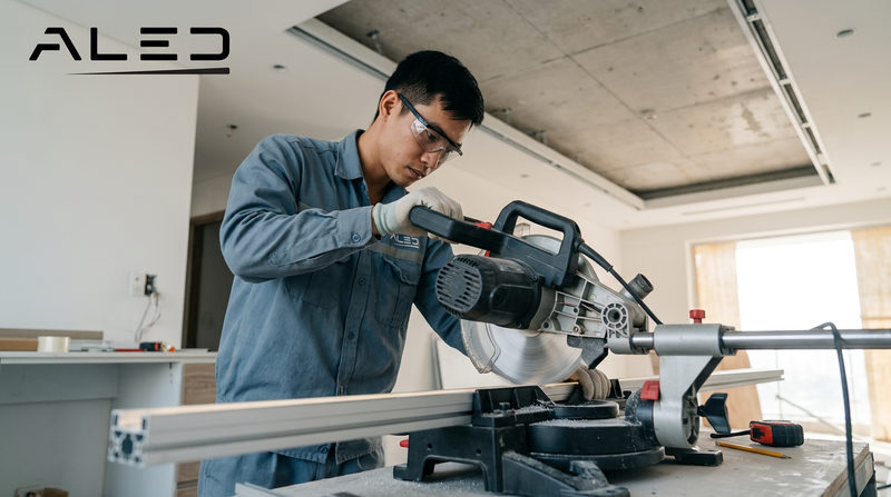 Lưu ý kỹ thuật quan trọng khi thi công đèn profile nhôm