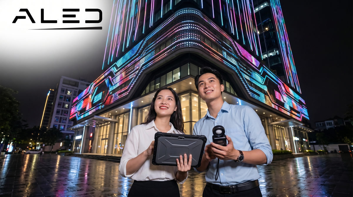 thumbnail dynamic light khi mat tien toa nha khong con la nh